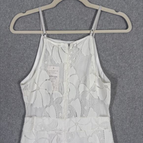 Meaneor Dress Small Lace Sheer Back Romantic Bachelorette Party Resort Cruise - Picture 9 of 12